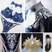 DZ 4065 Drop Shape Mixed Size Sew On Rhinestone Crystal AB DZ 4065 Drop Shape Mixed Size Sew On Rhinestone Crystal AB